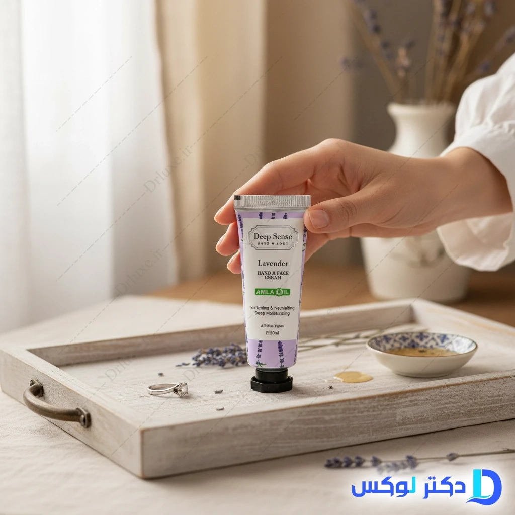 کرم مرطوب کننده دیپ سنس انواع پوست عصاره لوندر 30 میلی‌لیتر